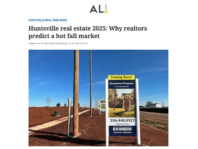 Home sales in the Huntsville area were mostly flat in May, but rising inventory, longer time on market, and declining prices suggest shifting dynamics that could favor buyers in the short term. Local experts anticipate a stronger fall season as interest r
